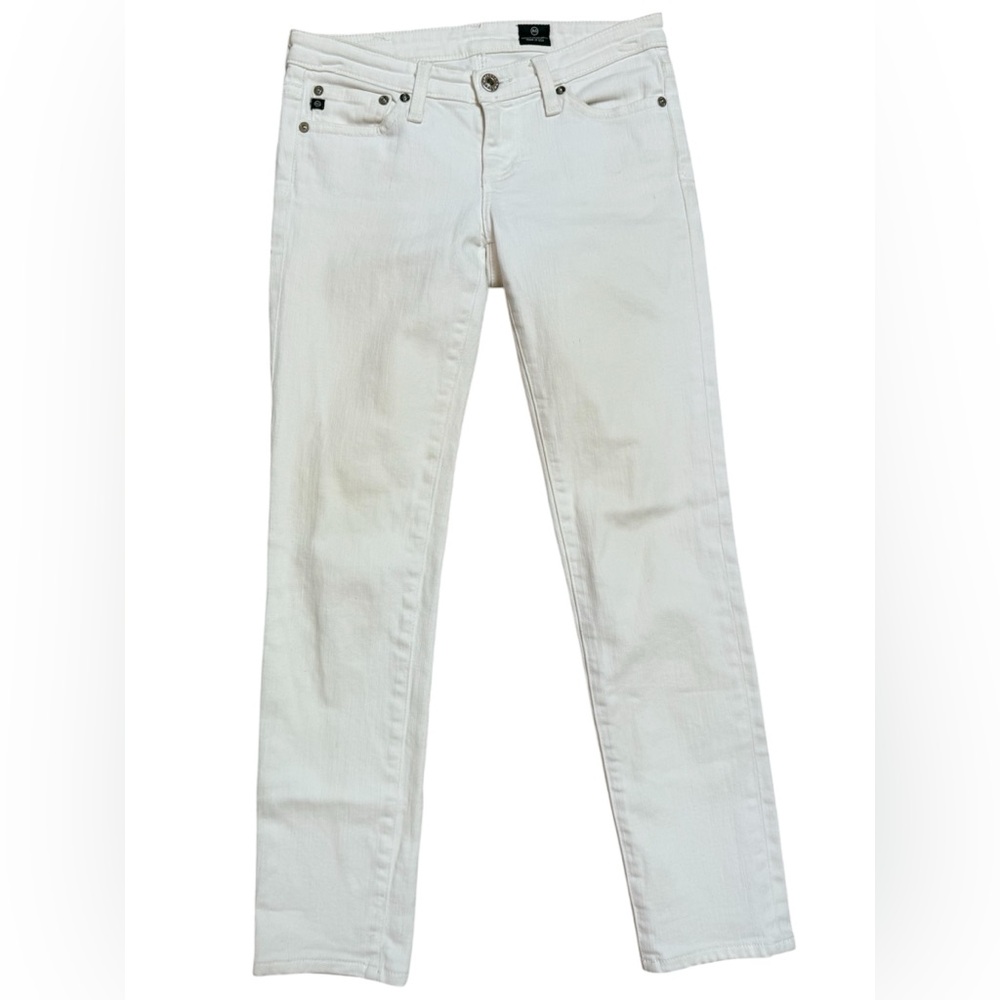 Ag Adriano Goldschmied White Skinny Jeans